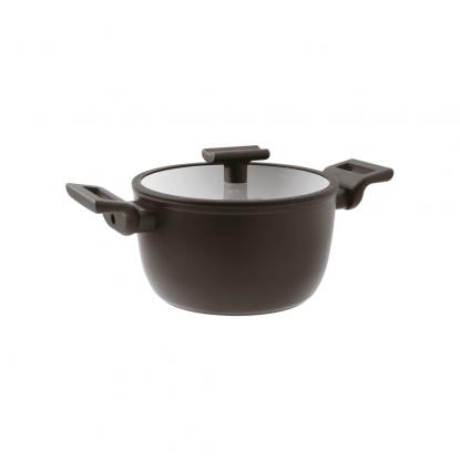 Hrnec TitanPro s poklicí a rukojetí 20 cm