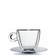 Dvoustěnný šálek na cappuccino s podšálkem, 165 ml, 2 ks