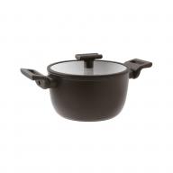 Hrnec TitanPro a rukojetí a poklicí 24 cm
